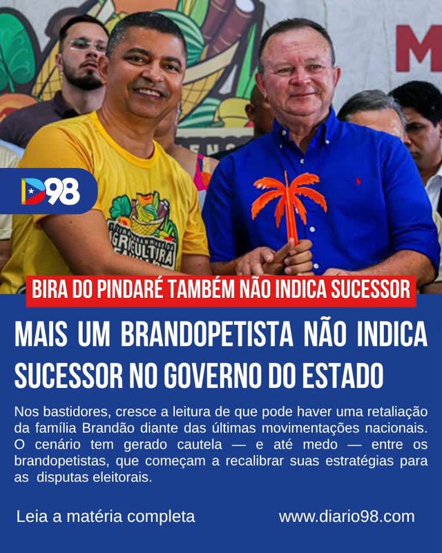 Após apostar na aliança com o grupo de Brandão e atuar contra a candidatura própria do PT no Maranhão, os chamados “brandopetistas” começam a sentir, nos bastidores, o peso dessa escolha.
A avaliação interna é de que esse movimento esvaziou o caminho de nomes como Felipe Camarão, em troca de uma aproximação com o projeto palaciano, que tinha como horizonte a viabilidade de Orleans Brandão. No entanto, o cenário mudou: com sinais de que Lula não deve apoiar essa construção, cresce a percepção de isolamento entre os aliados que bancaram essa articulação.
Casos recentes reforçam esse novo momento. Após Luiz Henrique Lula e Cricielle enfrentarem dificuldades para indicar sucessores em suas pastas, agora é a vez de Bira do Pindaré — que retornou ao PT após anos no PSB e era visto por setores como um “cavalo de Troia” na disputa interna — também ficar sem espaço e sem garantias políticas.
Com menos estrutura, menor influência e sem o respaldo esperado do governo, o grupo vê aumentar não só o enfraquecimento político, mas também os riscos eleitorais no próximo pleito.