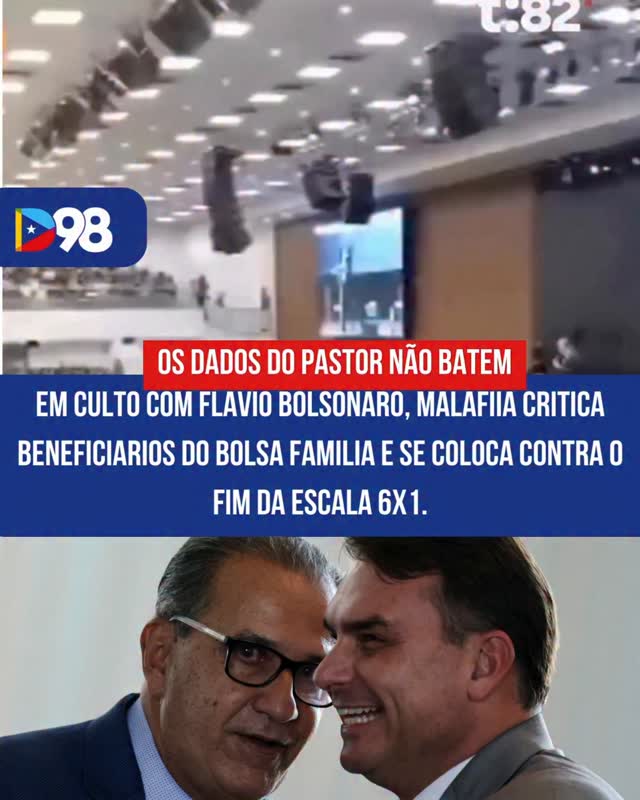 Durante um culto realizado neste domingo (3), o pastor Silas Malafaia fez críticas ao Bolsa Família e às propostas de mudança na jornada de trabalho, como o fim da escala 6x1. Ao lado do senador Flávio Bolsonaro, ele afirmou que o programa seria um entrave ao crescimento do país e questionou o aumento no número de beneficiários.

Os dados mais recentes mostram um cenário mais amplo: no primeiro trimestre de 2026, o Brasil registrou cerca de 102 milhões de pessoas ocupadas, segundo o Caged, com taxa de desemprego de 6,1% — o menor nível para o período desde 2012. Já o Bolsa Família atende aproximadamente 18,9 milhões de famílias, alcançando cerca de 49 milhões de pessoas em abril de 2026.

Os números indicam que, ao mesmo tempo em que milhões de brasileiros recebem o benefício, o mercado de trabalho também apresenta crescimento no número de pessoas ocupadas.

O evento também foi marcado por críticas ao STF e ao ministro Alexandre de Moraes, mantendo um tom político nas falas.

#Diario98 #Política #Brasil #BolsaFamília #Economia