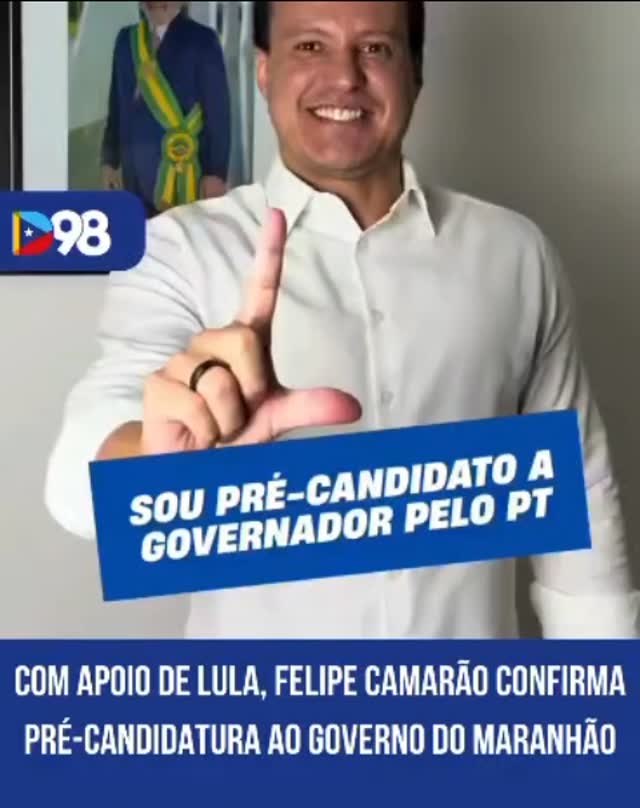 📢 Movimento político no Maranhão

Com apoio declarado do presidente Lula, Felipe Camarão confirmou que é pré-candidato ao Governo do Estado. O anúncio acontece em meio às articulações dentro do grupo governista e abre espaço para novas definições sobre alianças e composição de chapa.

O vice-governador também citou nomes e partidos que podem integrar o projeto, indicando que as conversas seguem nos bastidores.

A movimentação deve influenciar diretamente o cenário político maranhense nos próximos meses.

#Diario98 #PolíticaMA #Maranhão #FelipeCamarão #eleições