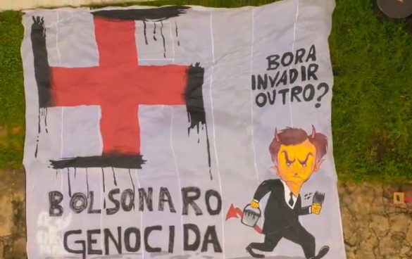 agressões Bolsonaro Genocida