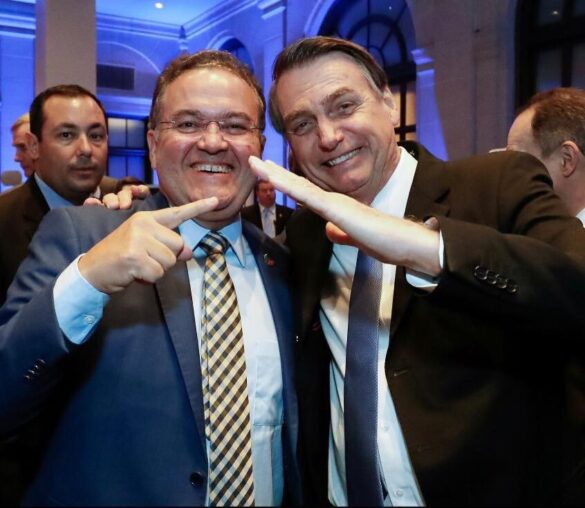 Roberto Rocha e Jair Bolsonaro