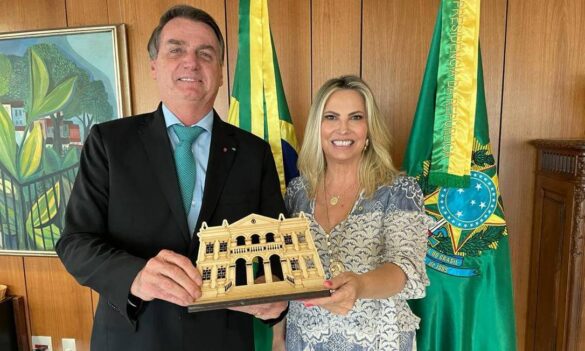 Bolsonaro e Cida Borghetti