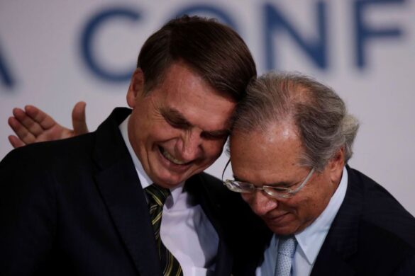 Guedes e Bolsonaro real