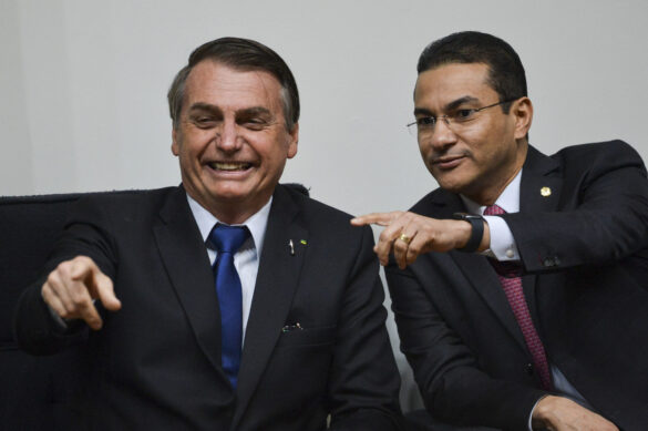 Marcos Pereira, do Republicanos e Jair Bolsonaro