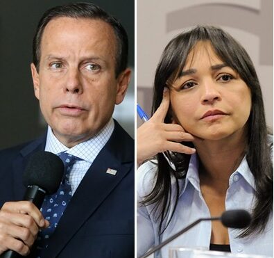 Montagem Doria e Eliziane