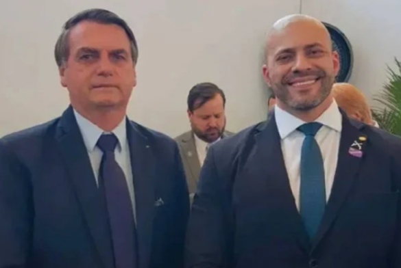 Bolsonaro e Daniel Silveira