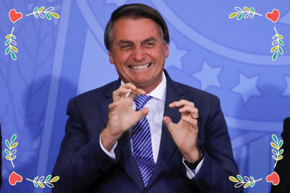 Bolsonaro mostrando as garras