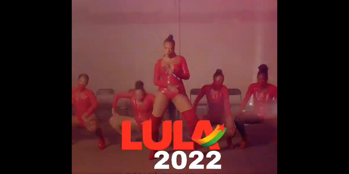 Ludmilla reforça apoio a Lula: ‘vai dar PT’ (vídeo)