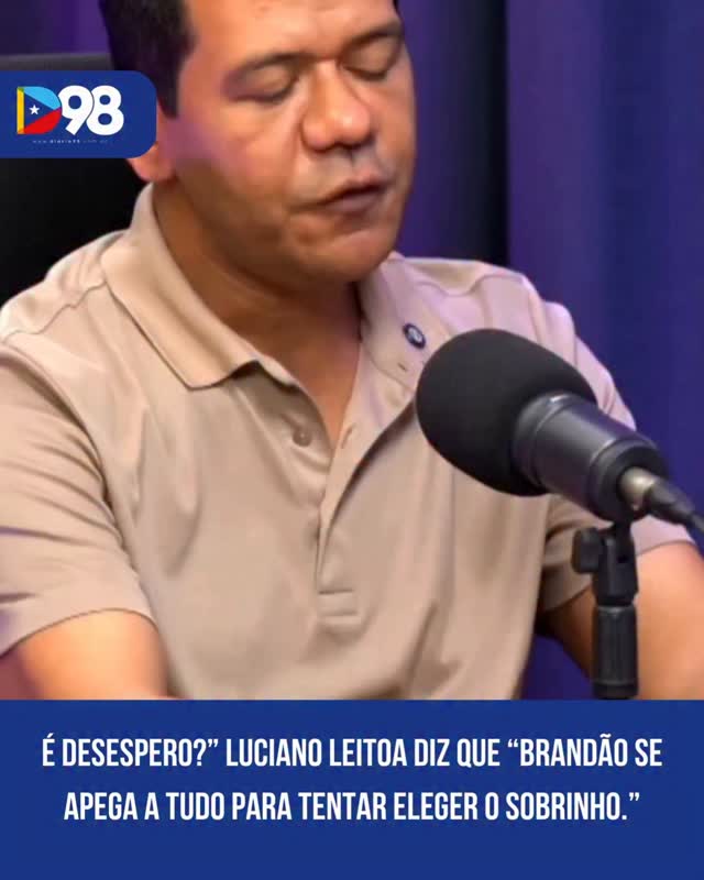 Luciano Leitoa subiu o tom no PodPolitizar e criticou Carlos Brandão ao dizer que o governador “está se apegando a tudo” para tentar eleger o sobrinho. Na fala, ele também cita Eduardo Braide e diz que, quando chegar a vez dele, “não vai ter cartaz, aquelas coisas”.

 #LucianoLeitoa #CarlosBrandão #EduardoBraide #d98