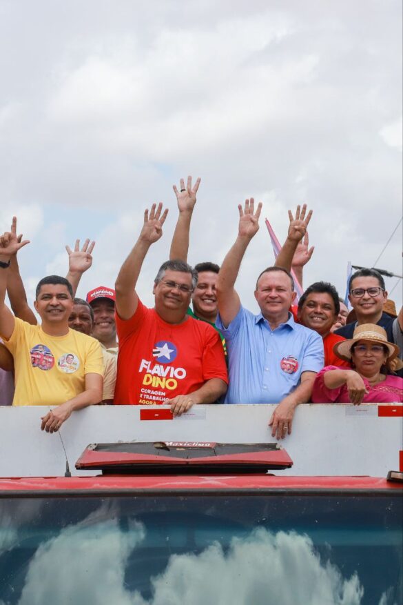 Segundo dia de carreatas do Time do Lula agita Grande Ilha