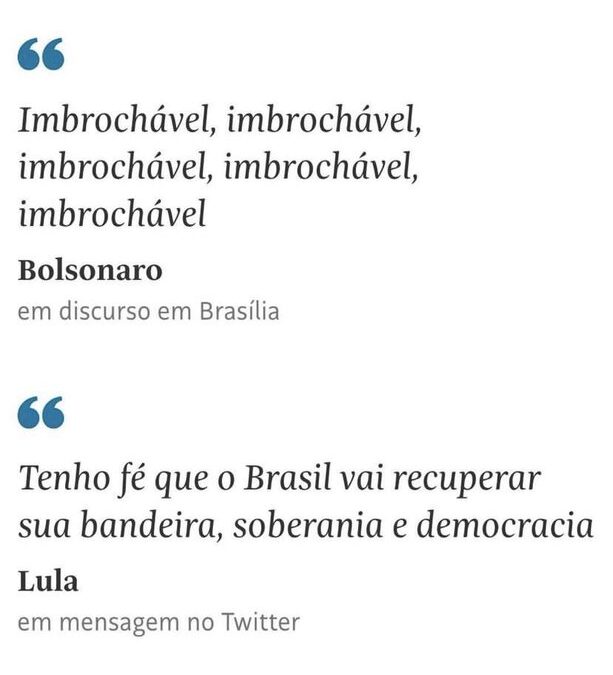 O golpe virou broxa e não está tudo bem