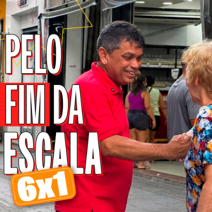 Márcio Jerry se torna principal articulador da campanha de Lula pelo fim da escala 6×1 no Maranhão