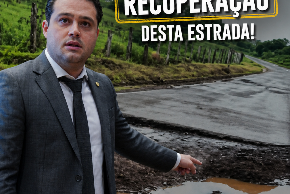 Leandro Bello cobra recuperação urgente da MA-326 entre Lago Verde e Conceição do Lago-Açu