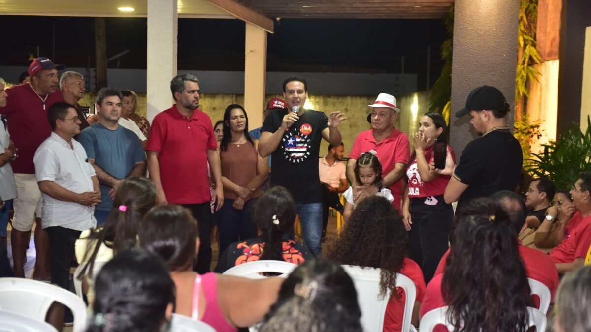 Em agenda no Médio Mearim, Felipe Camarão fala de seu plano de governo