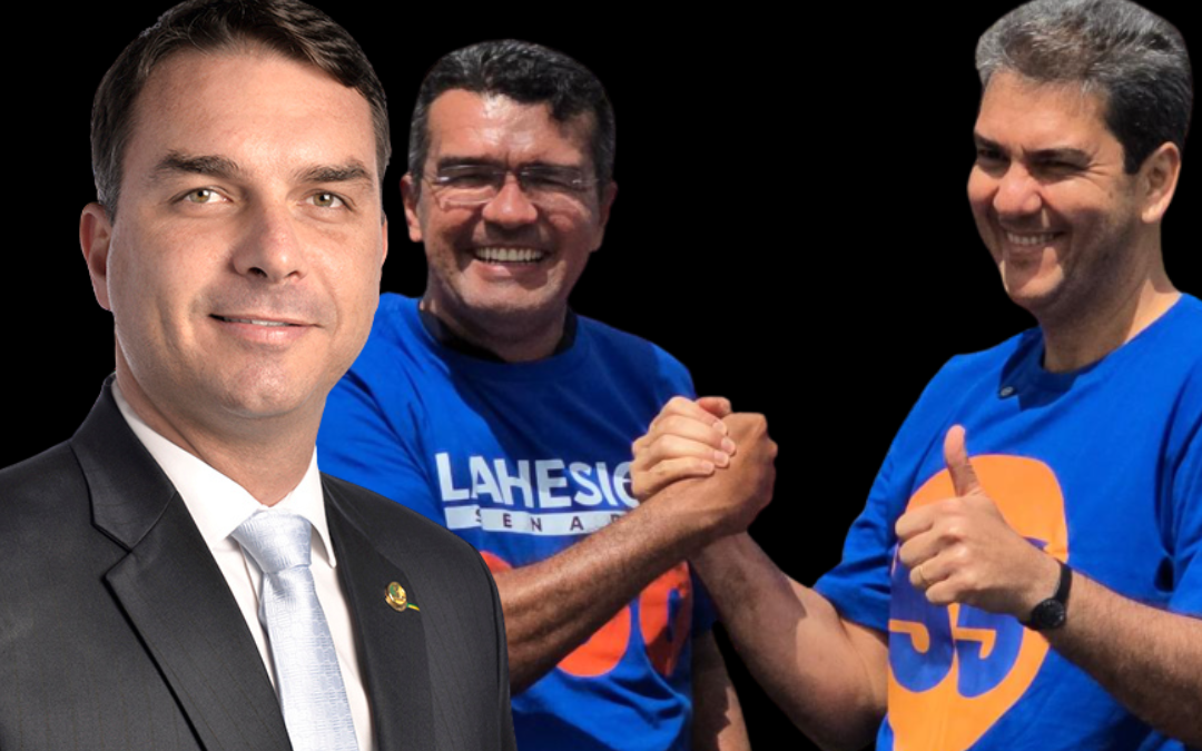 FLÁVIO BOLSONARO CONFIRMA APOIO A SENADOR DA CHAPA DE BRAIDE